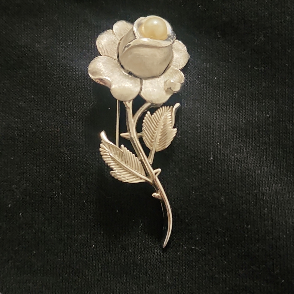 Trifari Rose brooch